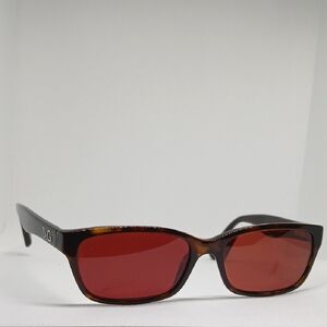 D&G Tortoise Sunglasses with Bold Red Lenses
